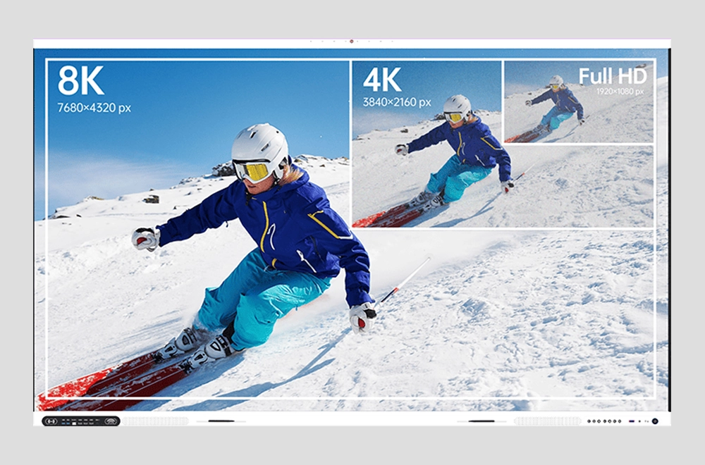 8K Resolution With Immense Picture Quality